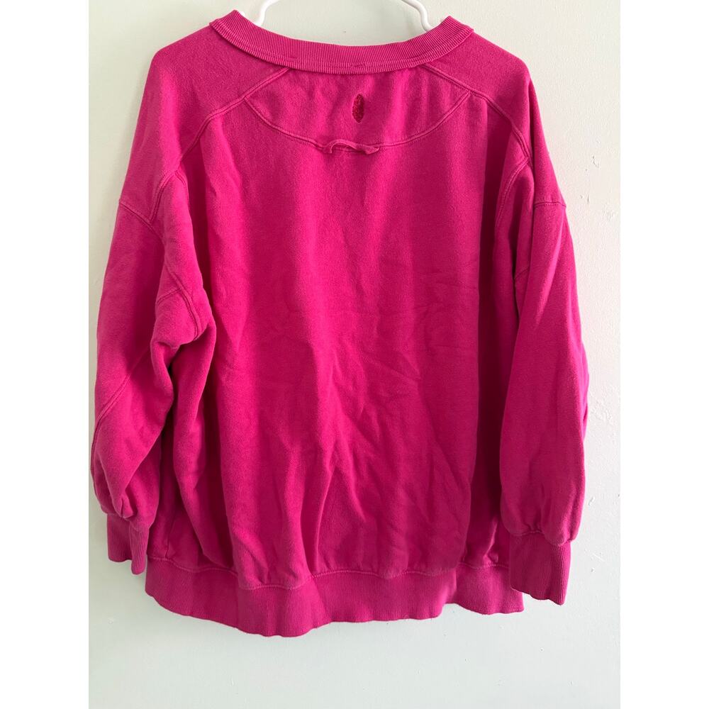 Free People Movement | Intercept Pullover Top in Living Magenta Casual Lounge - Picture 9 of 12